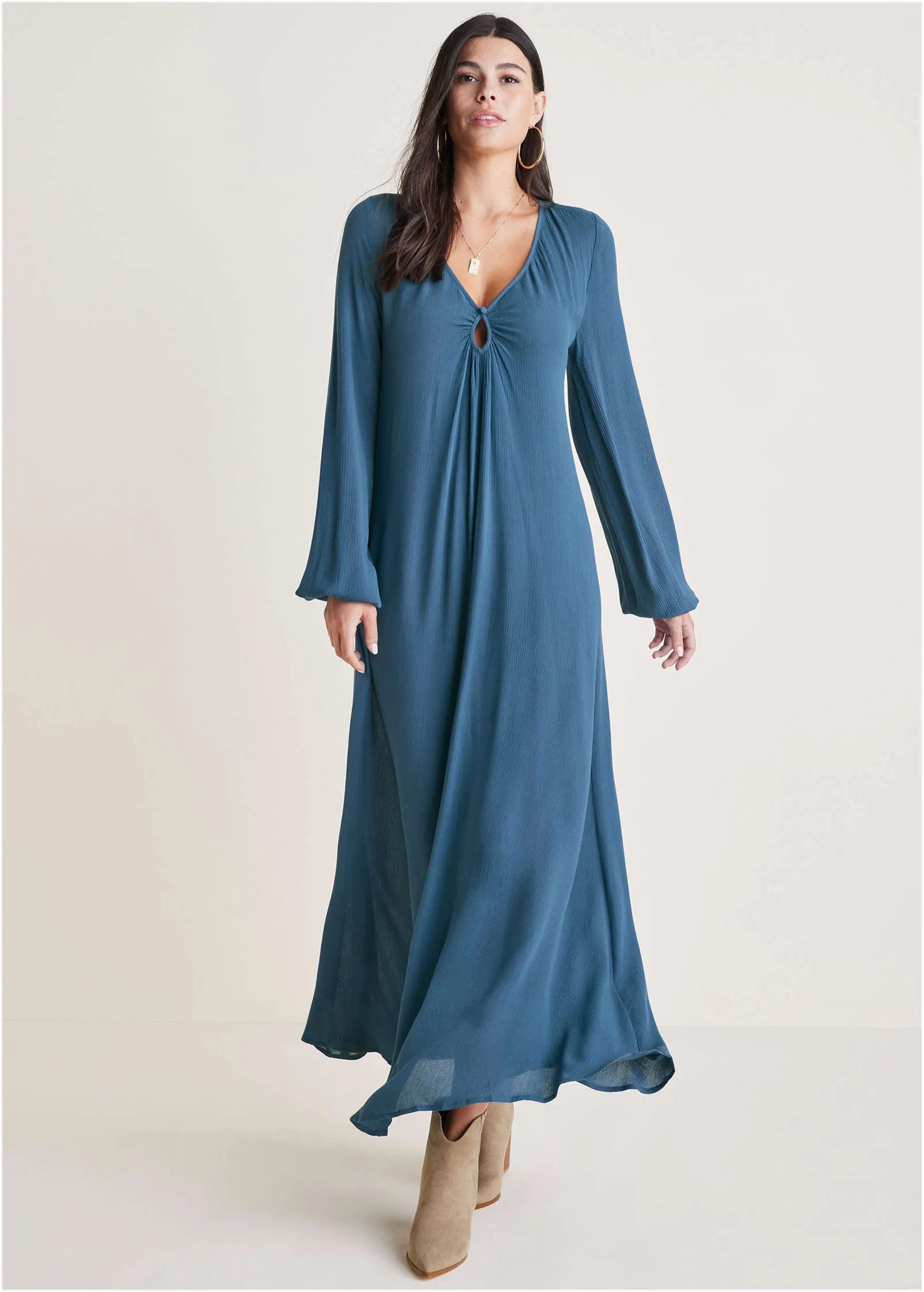 Keyhole Maxi Dress - Ensign Blue sold by VENUS