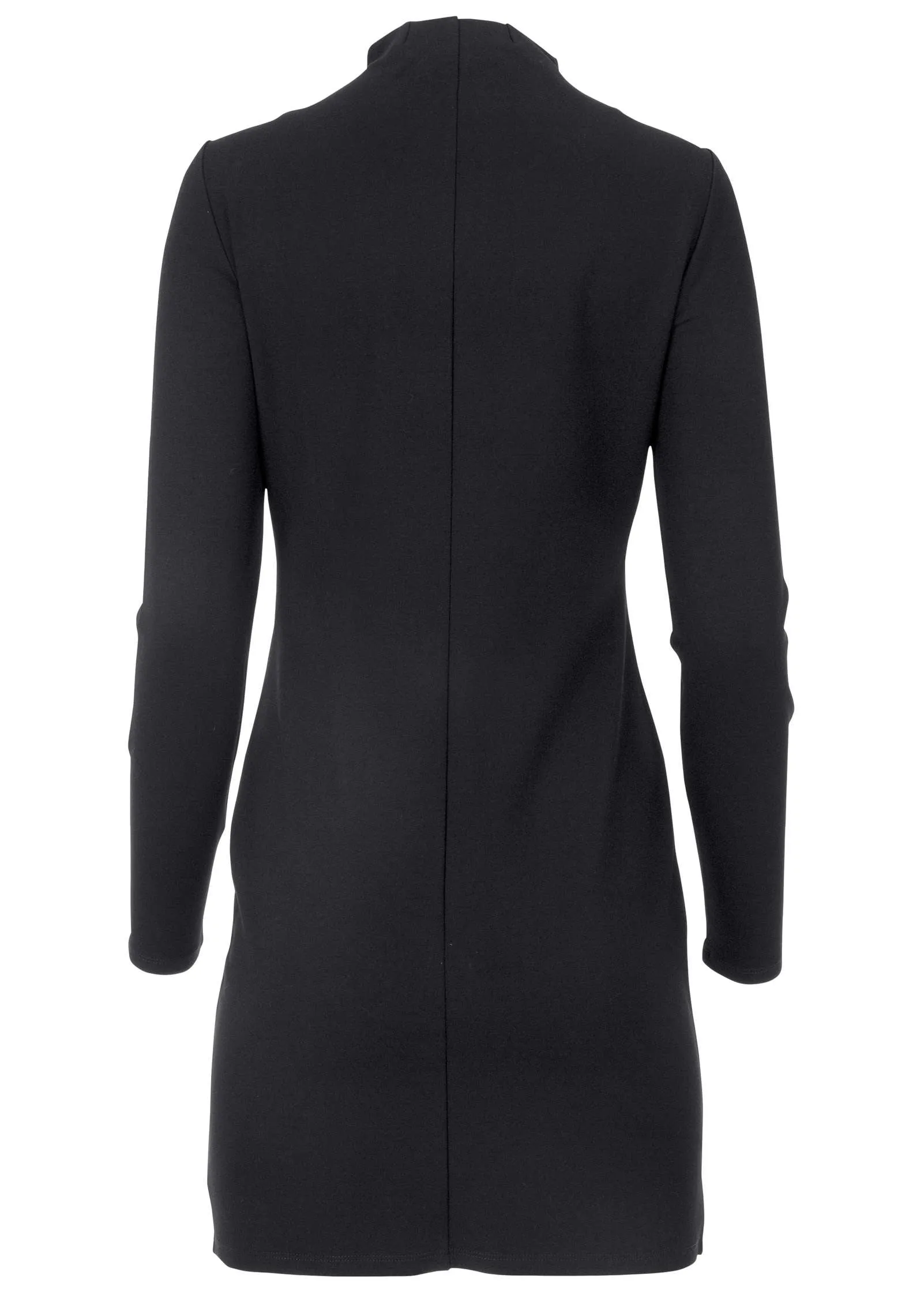Ponte Quarter Zip Dress - Jet Black sold by VENUS product image thumbnail 4