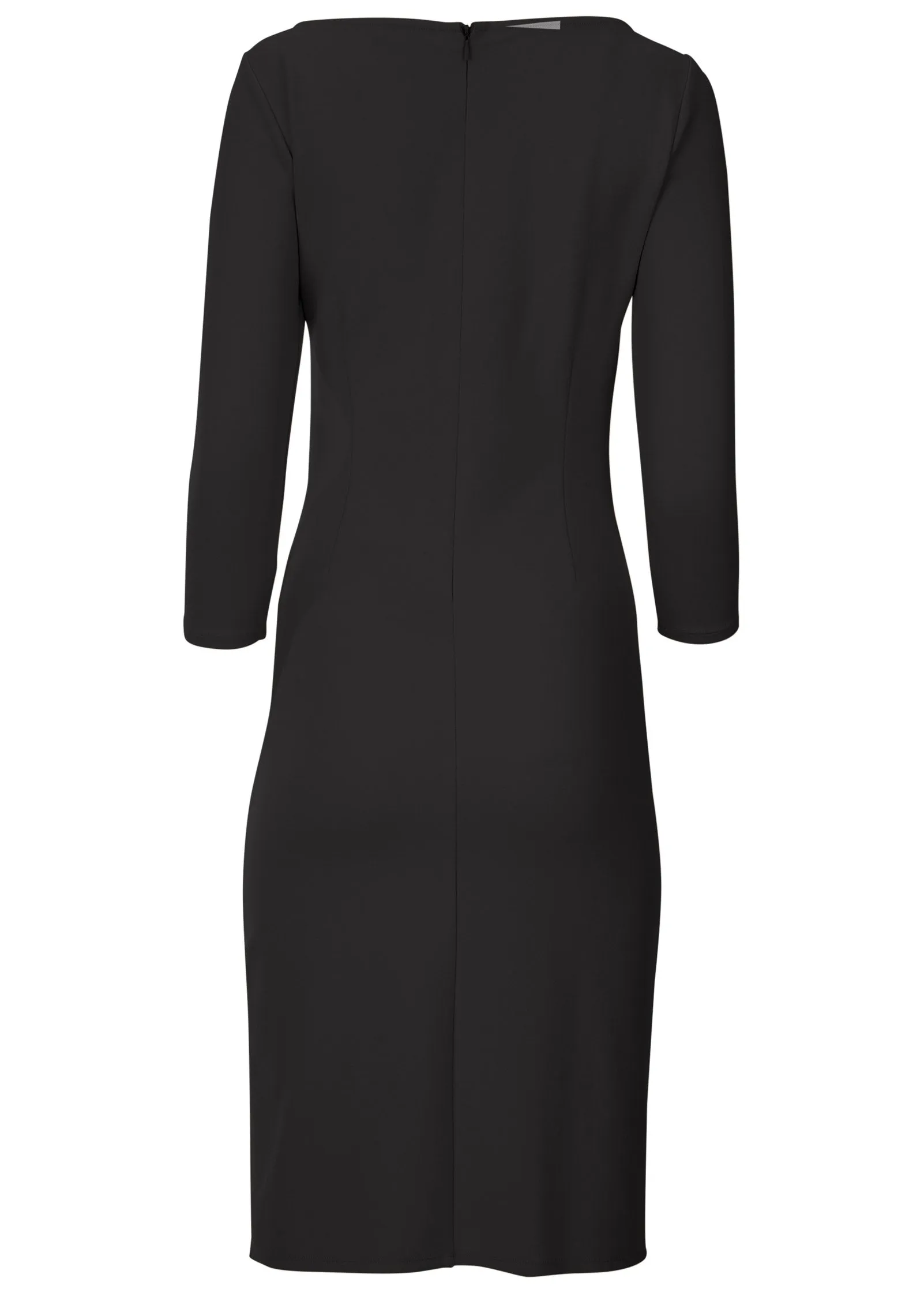 Ponte Ruched Dress - Jet Black sold by VENUS product image thumbnail 4