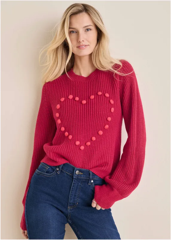 Heart Sweater - Granita sold by VENUS