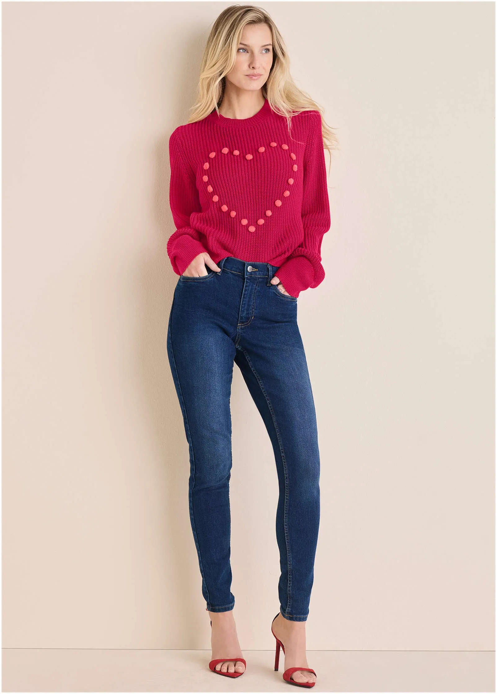 Heart Sweater - Granita sold by VENUS product image thumbnail 2