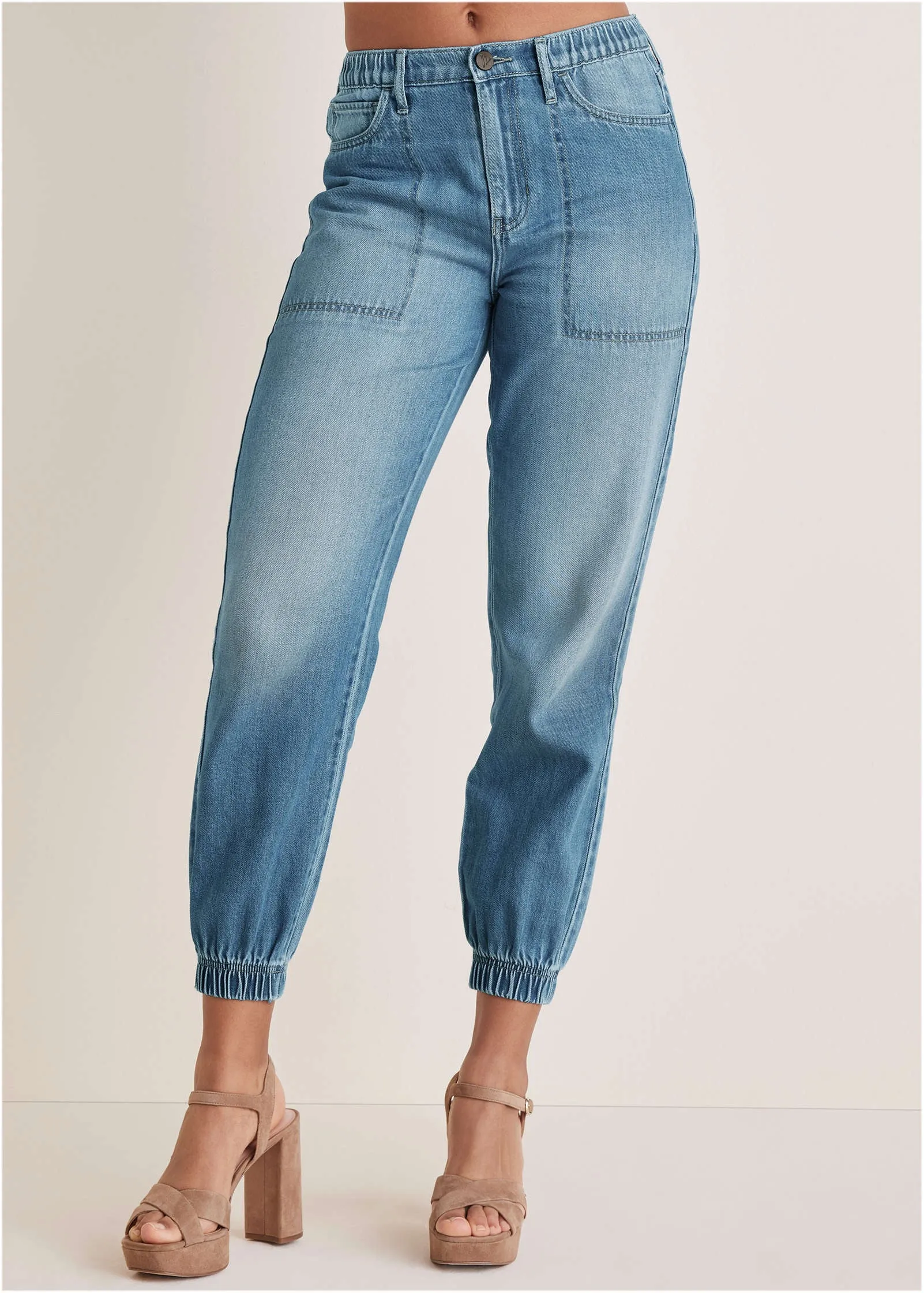 Denim Jogger - Light Wash sold by VENUS product image thumbnail 2