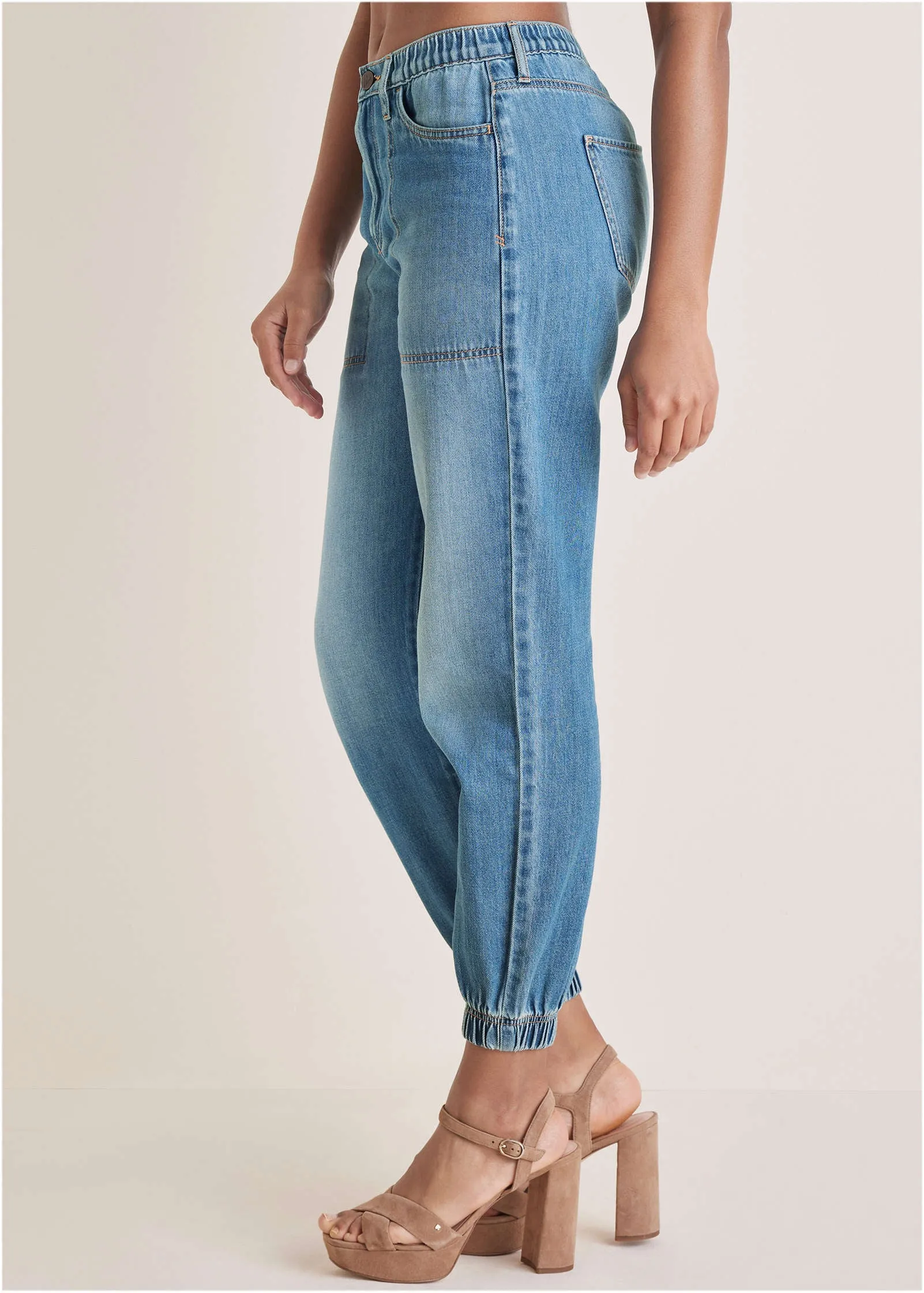 Denim Jogger - Light Wash sold by VENUS product image thumbnail 3