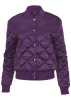 Quilted Bomber - Purple sold by VENUS