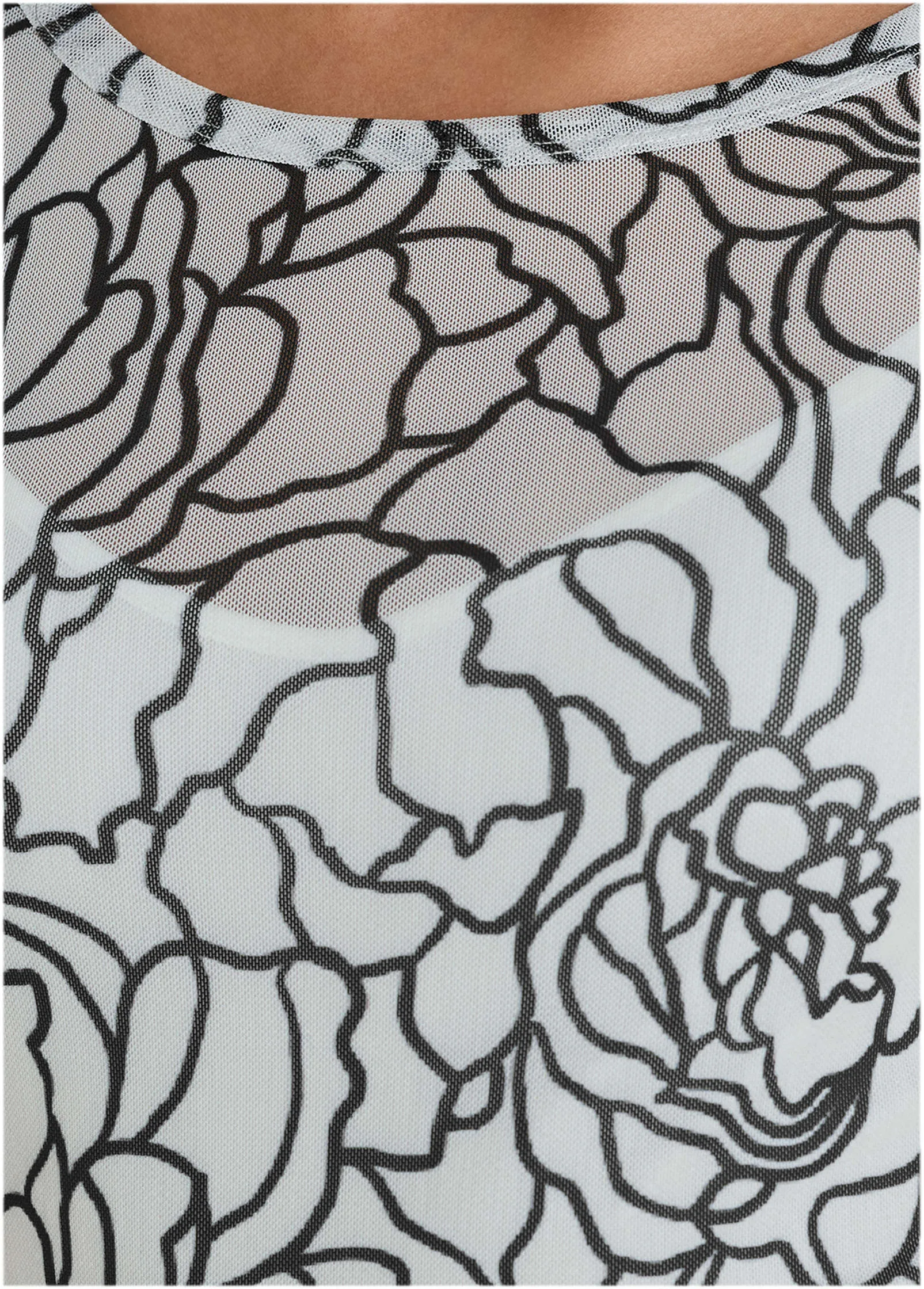 Long Sleeve Mesh Mini - Linear Rose sold by VENUS product image thumbnail 4