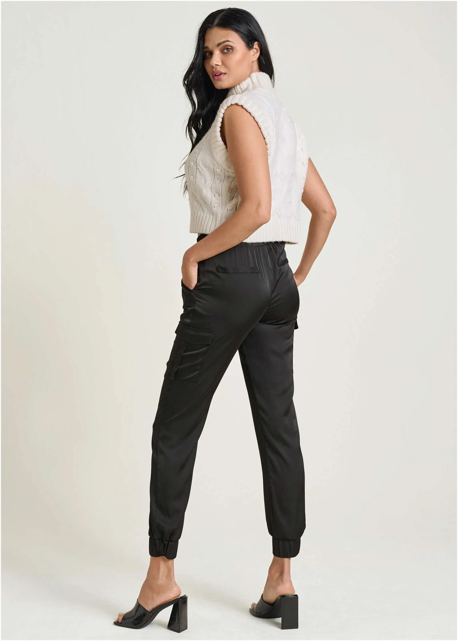 Cable Knit Sweater - Cloud Dancer sold by VENUS product image thumbnail 3