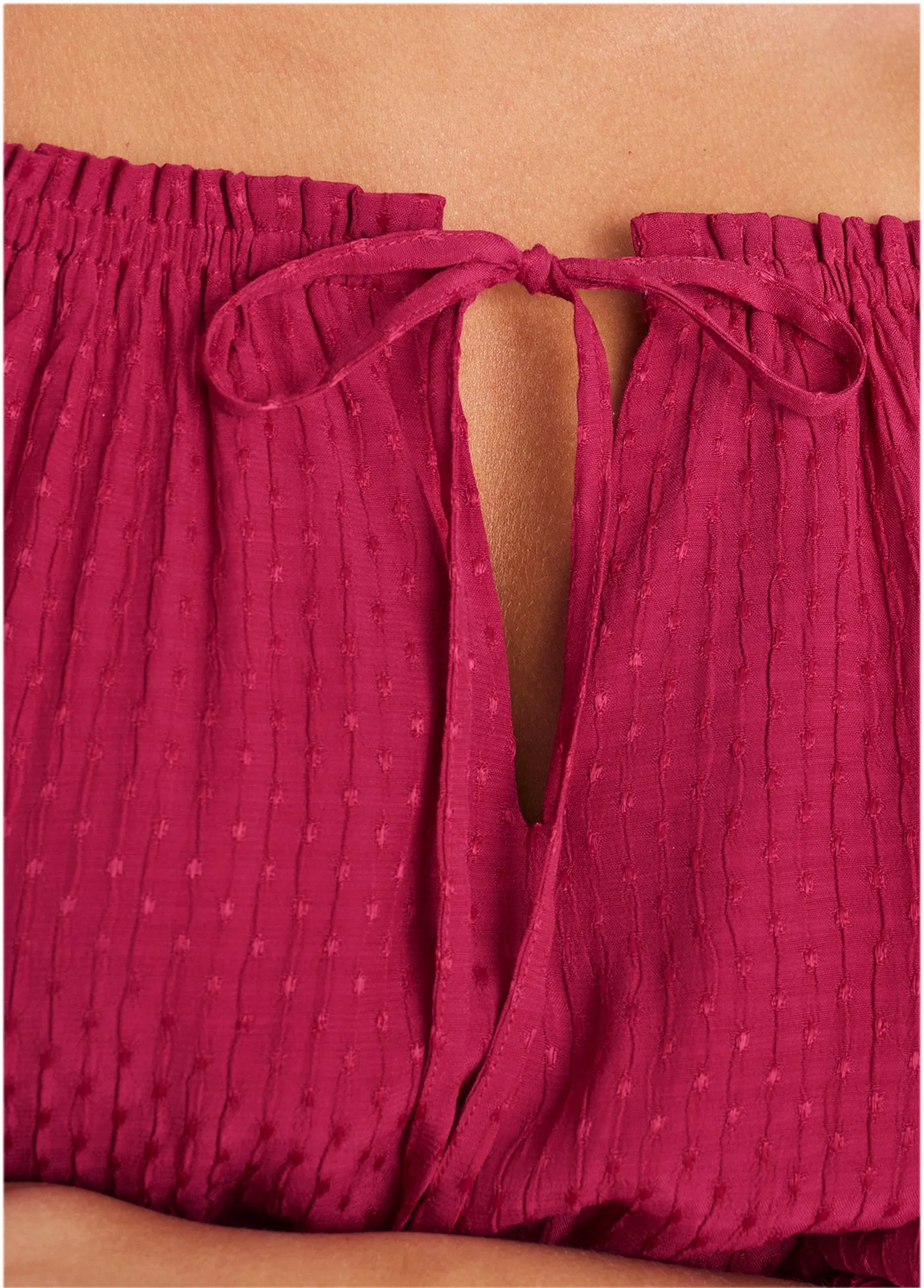 Off-The-Shoulder Jumpsuit - Persian Red sold by VENUS product image thumbnail 3