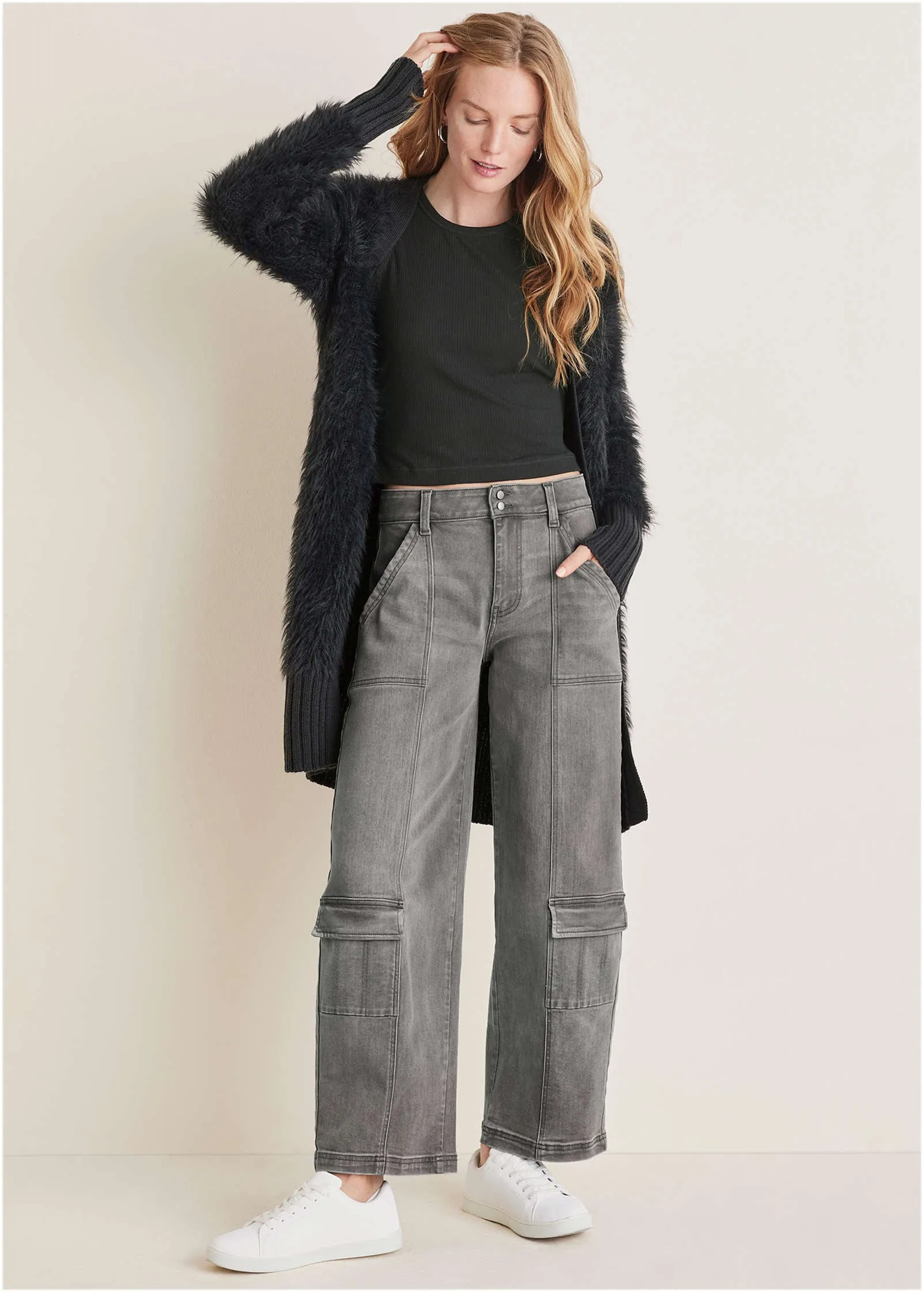 Eyelash Cardigan - Jet Black sold by VENUS product image thumbnail 3