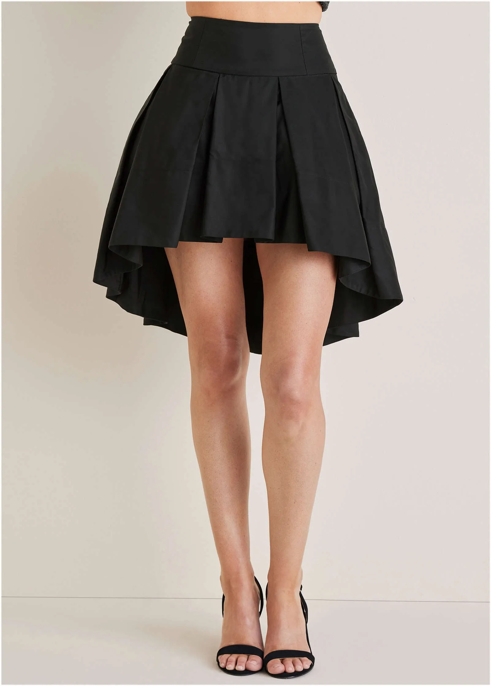High-Low Bubble Skirt - Jet Black sold by VENUS product image thumbnail 2