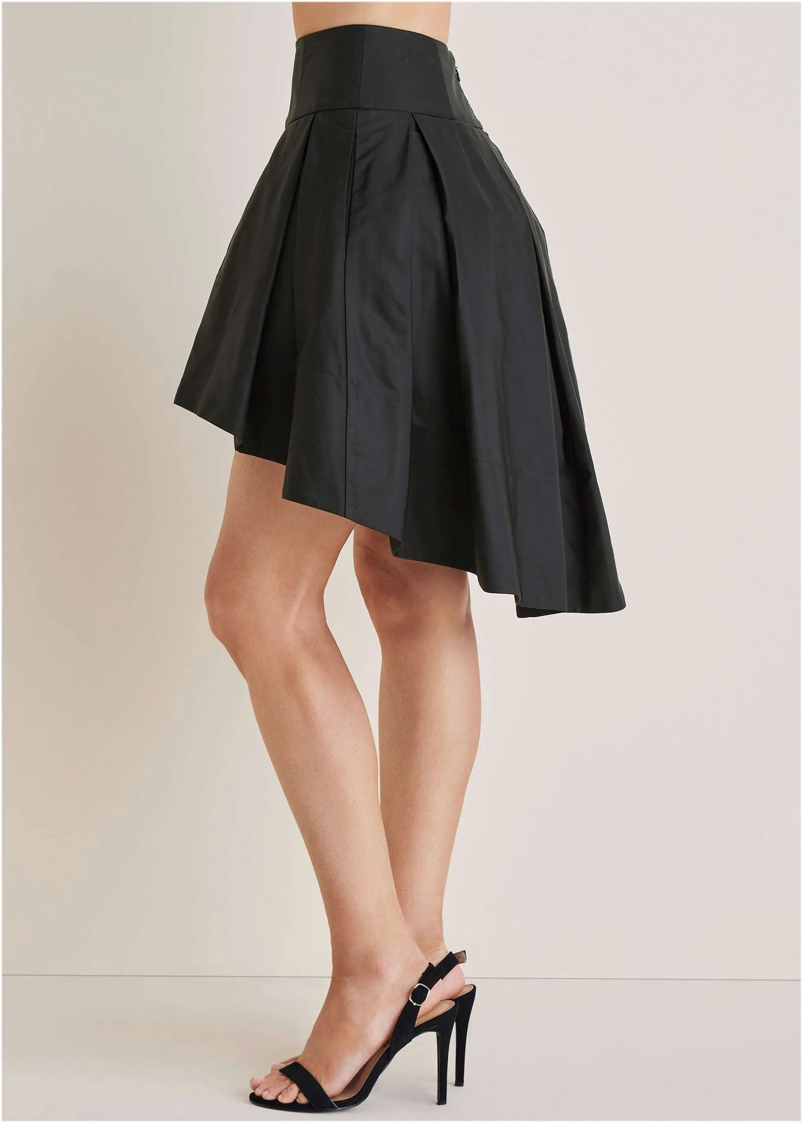 High-Low Bubble Skirt - Jet Black sold by VENUS product image thumbnail 4