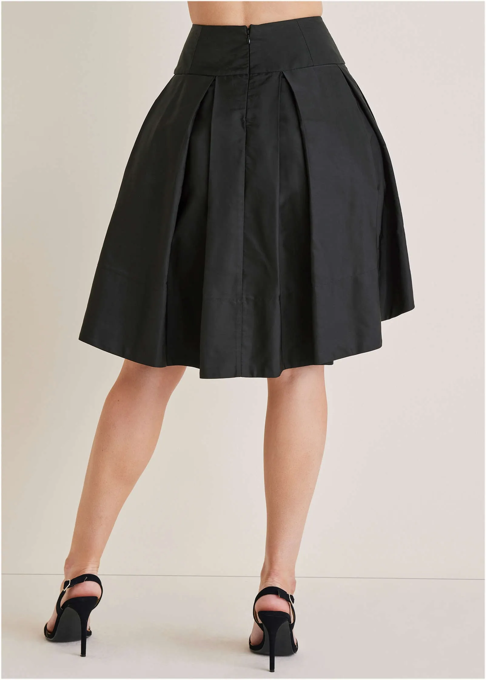High-Low Bubble Skirt - Jet Black sold by VENUS product image thumbnail 3