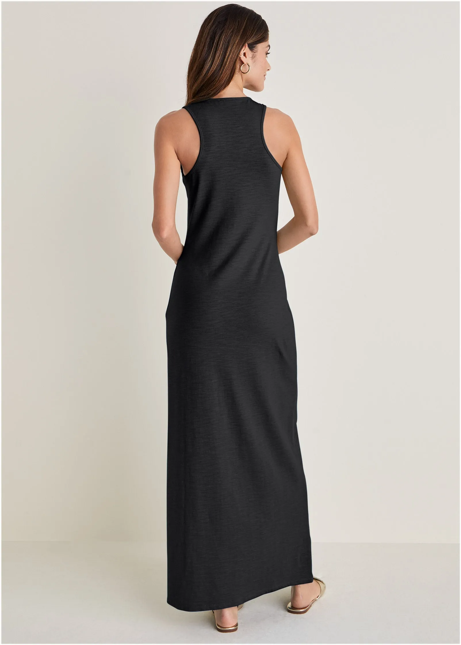 Tank Maxi Dress - Jet Black sold by VENUS product image thumbnail 2