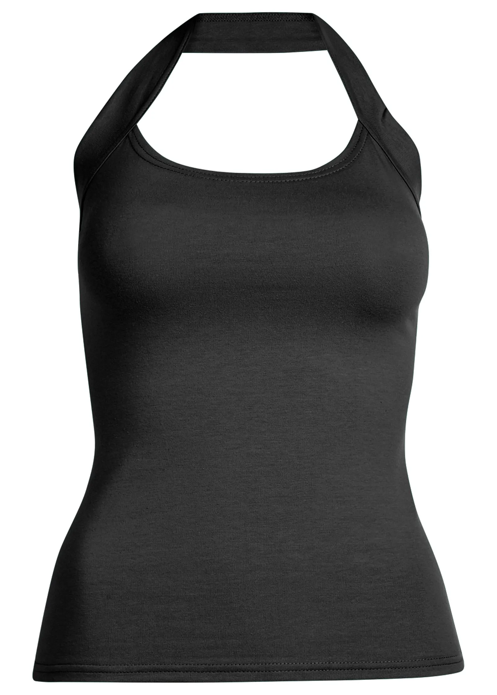 Easy Halter Top - Black sold by VENUS product image thumbnail 2