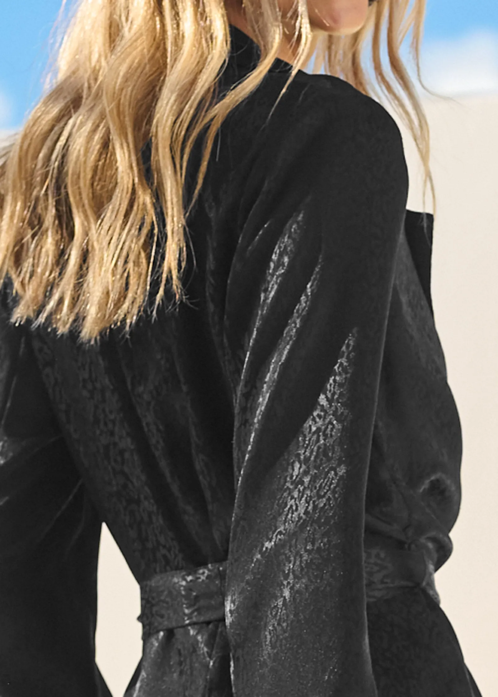 Jacquard Pant Set - Jet Black sold by VENUS product image thumbnail 4