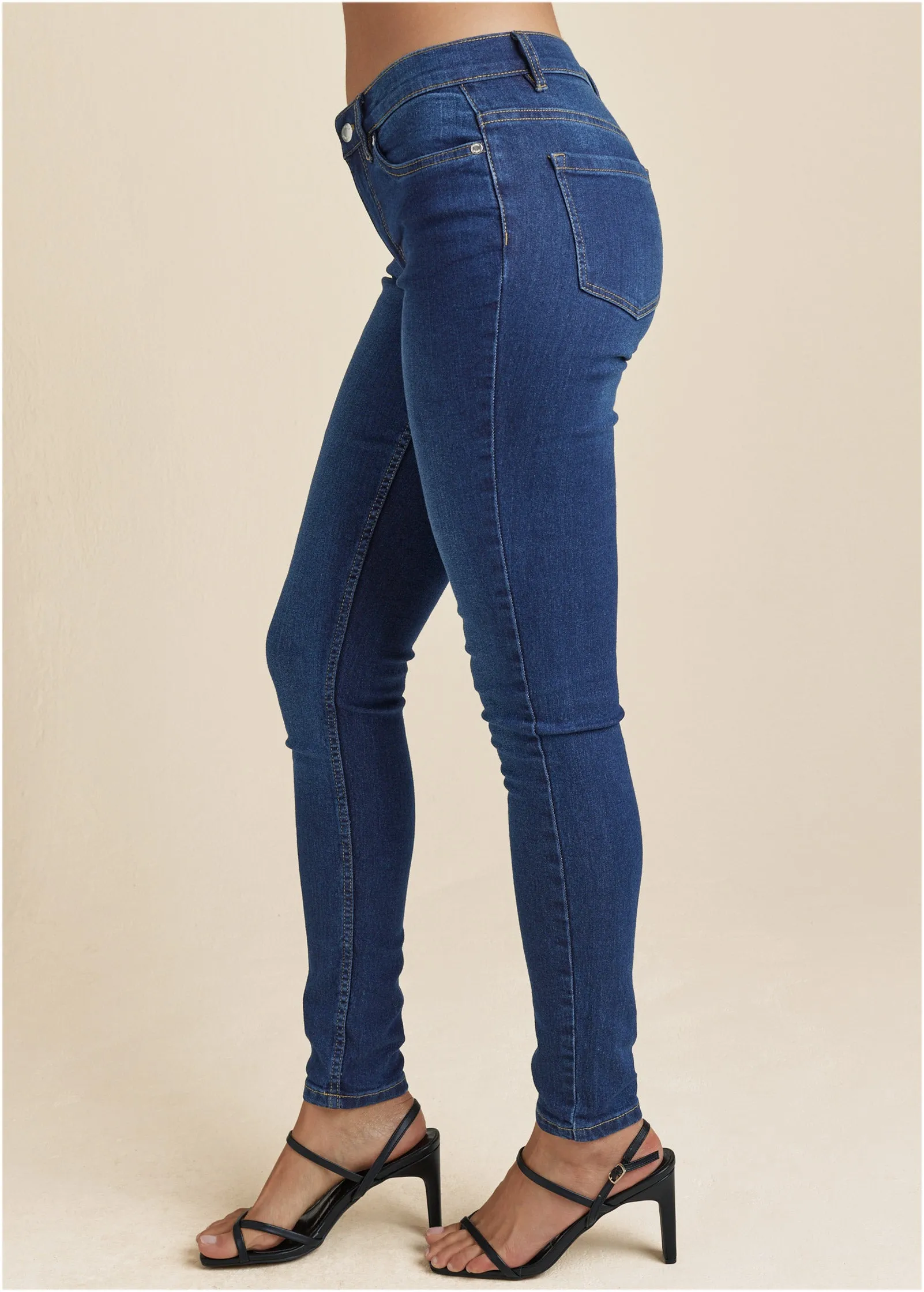 Heidi Skinny Jeans - Dark Wash sold by VENUS product image thumbnail 3