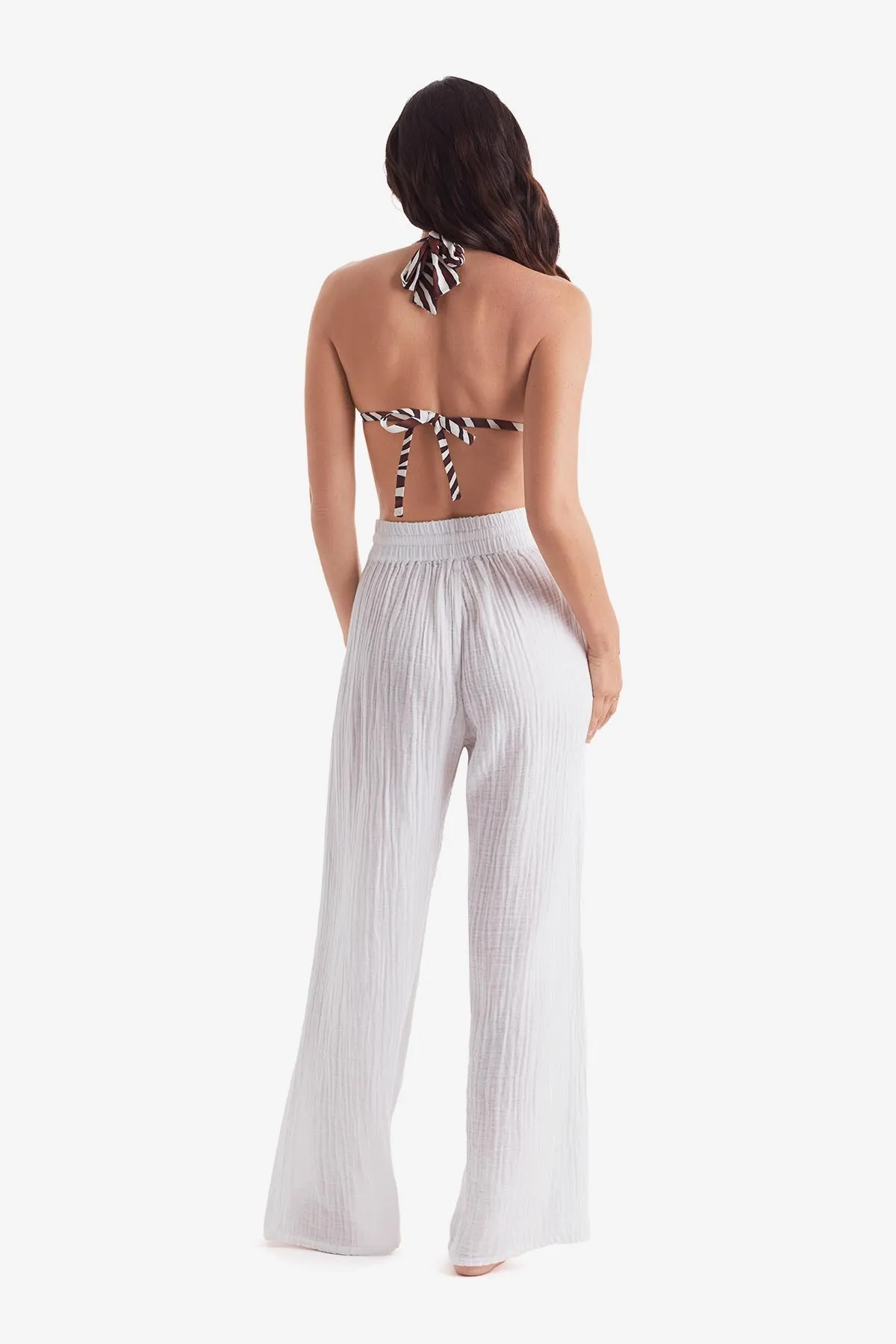 Vista Pant - White Bliss Gauze sold by VENUS product image thumbnail 4