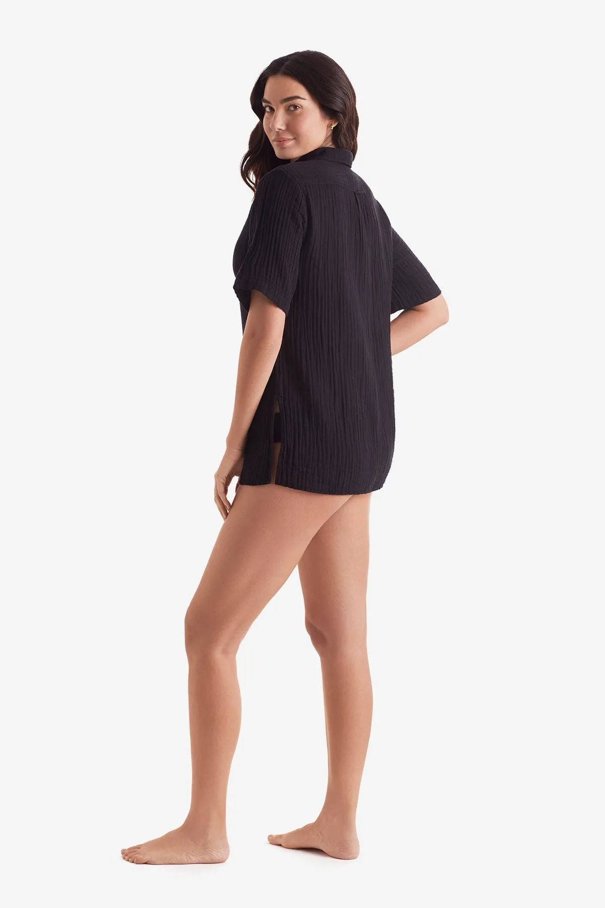 Vista Shirt - Black Bliss Gauze sold by VENUS product image thumbnail 4