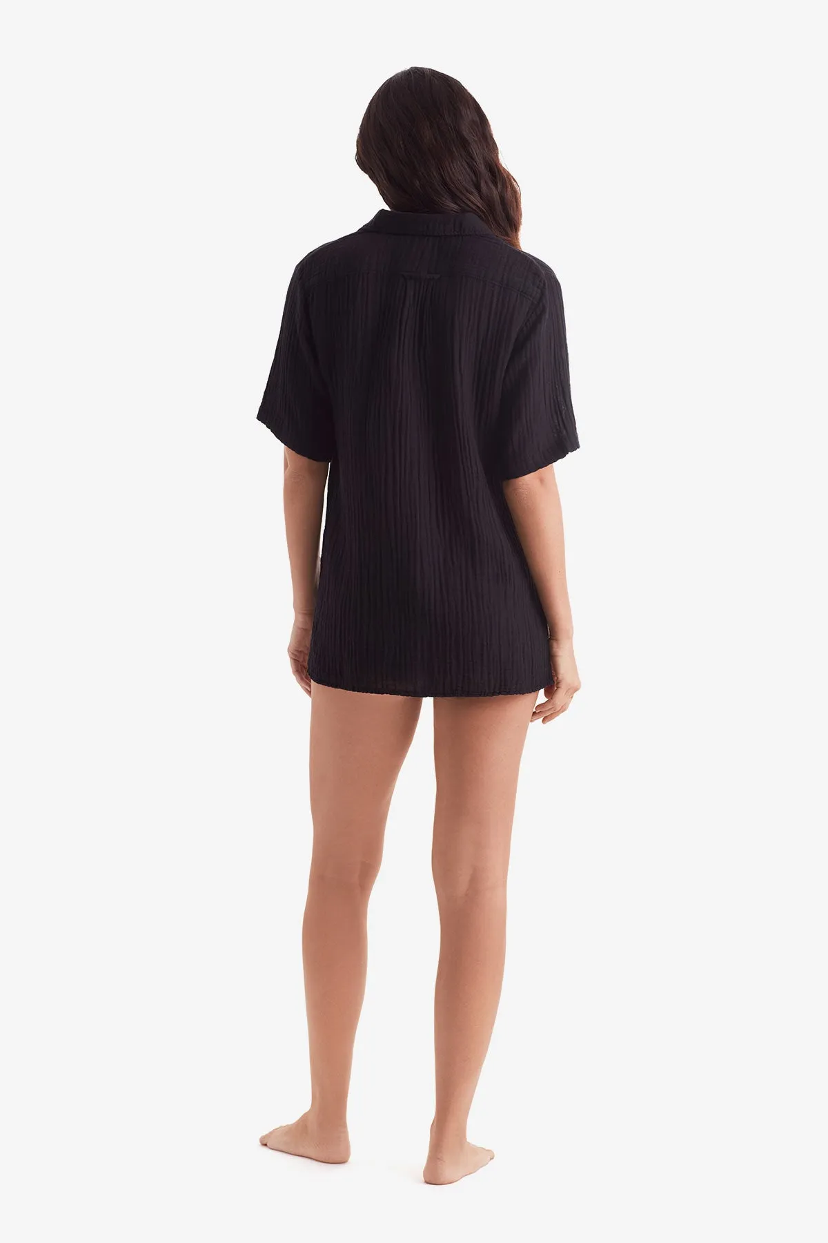 Vista Shirt - Black Bliss Gauze sold by VENUS product image thumbnail 5