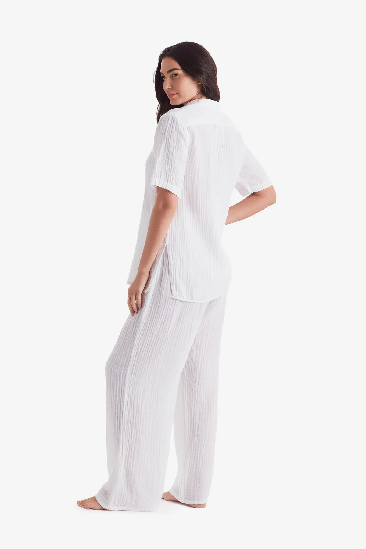 Vista Shirt - White Bliss Gauze sold by VENUS product image thumbnail 4