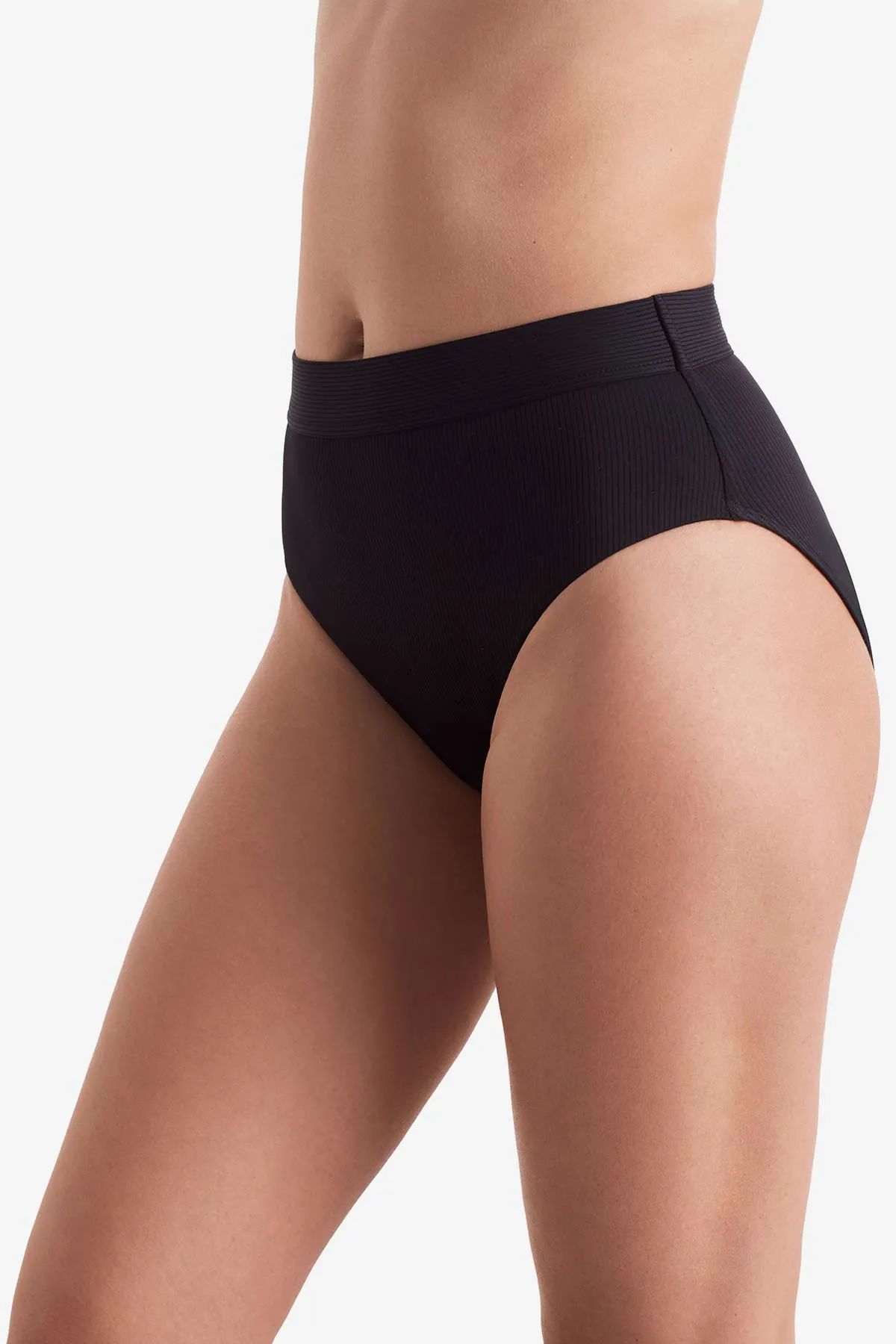 Brooke High Waist Pant - Black Lido Rib sold by VENUS product image thumbnail 3
