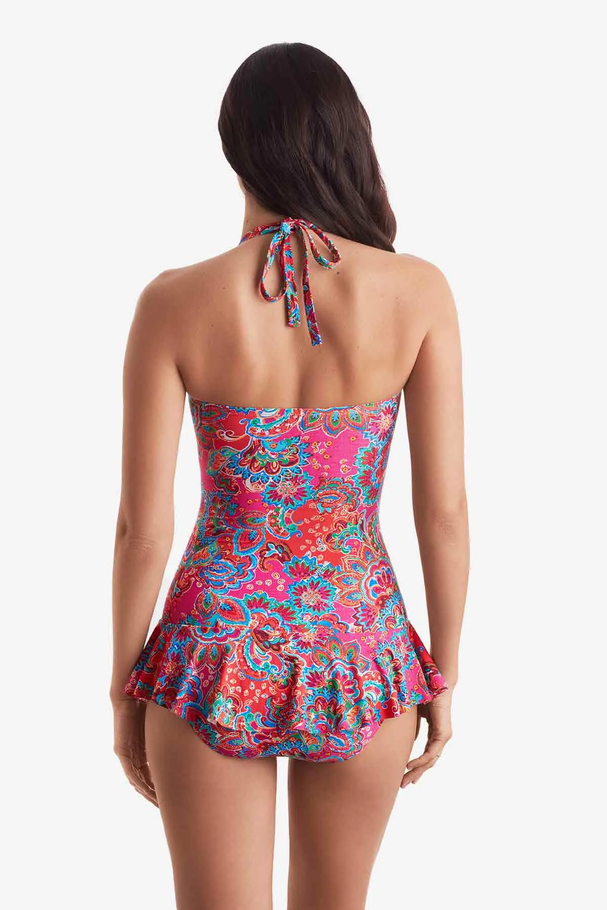 Aria Skirted One Piece - Island Paisley sold by VENUS product image thumbnail 5