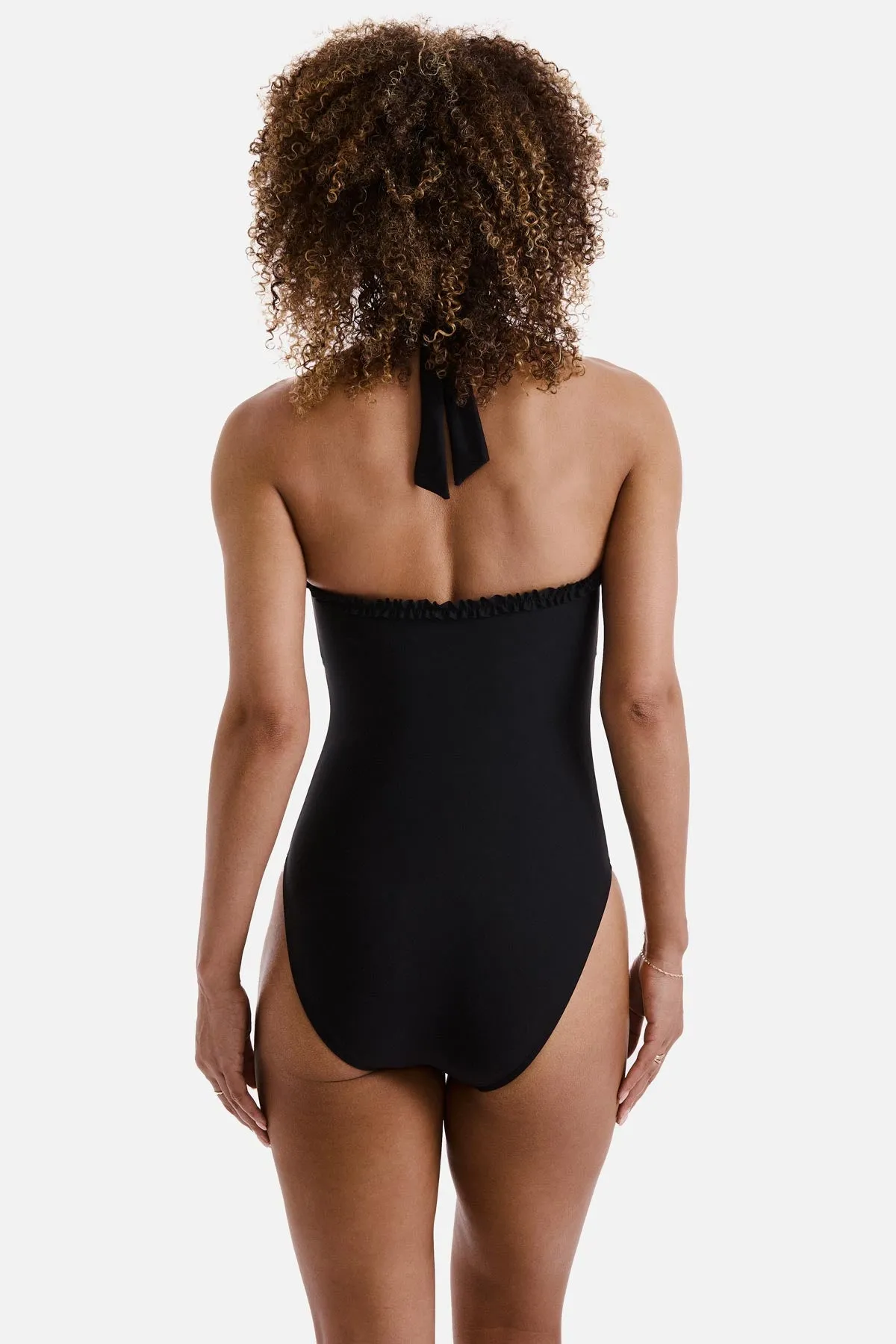 Sonny High Neck One Piece - Black sold by VENUS product image thumbnail 3