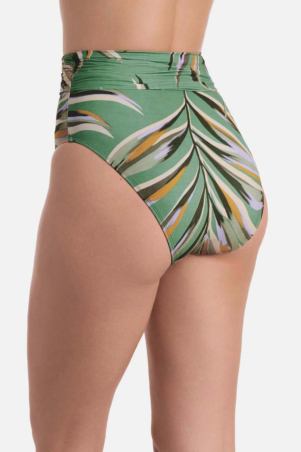 Morgan High Waist Pant - Coastal Leaves sold by VENUS product image thumbnail 4
