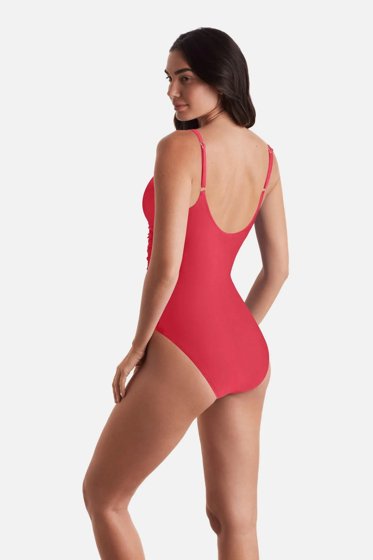 Sonny Surplice One Piece - Hot Coral sold by VENUS product image thumbnail 2
