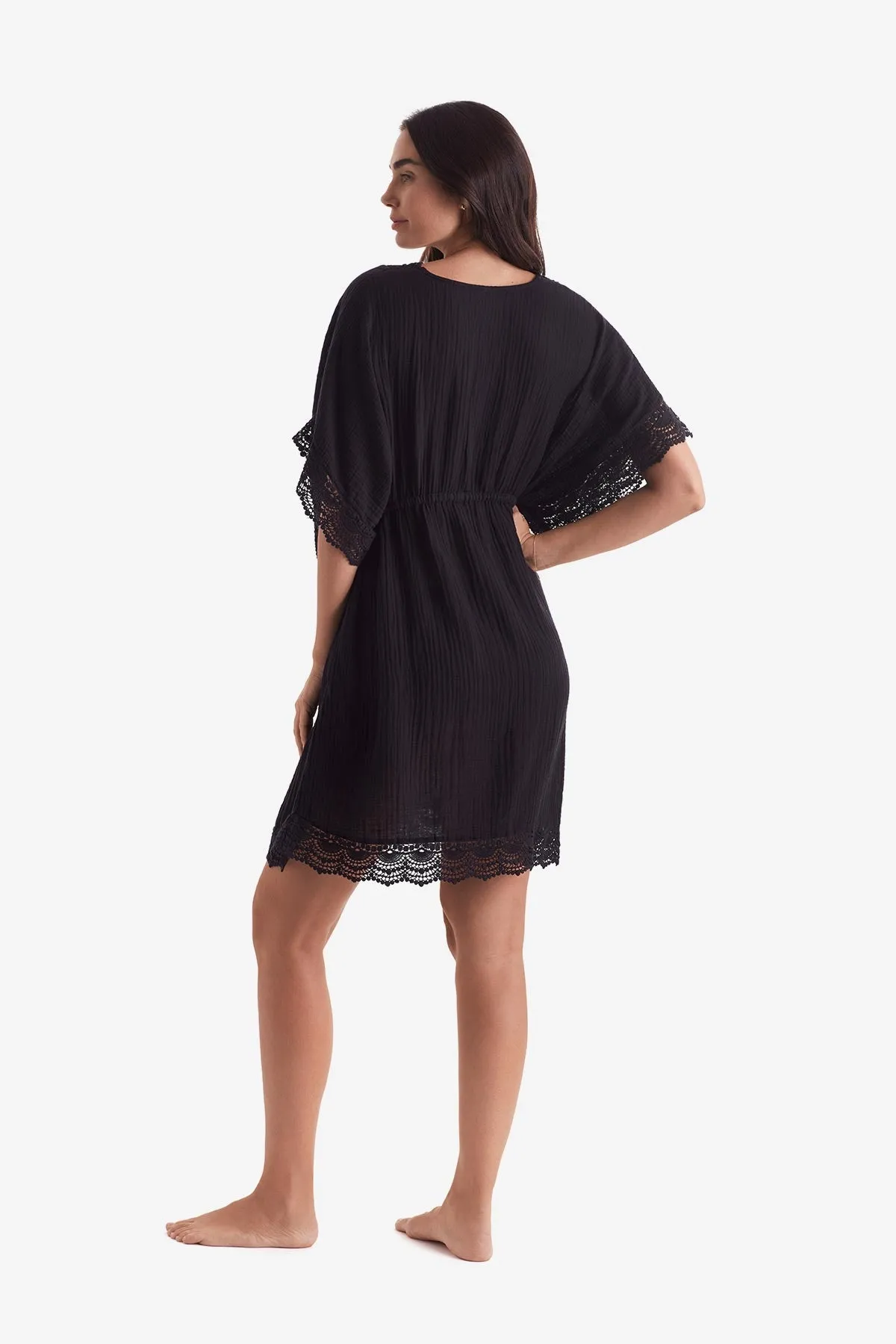 Horizon Tunic - Black Bliss Gauze sold by VENUS product image thumbnail 3
