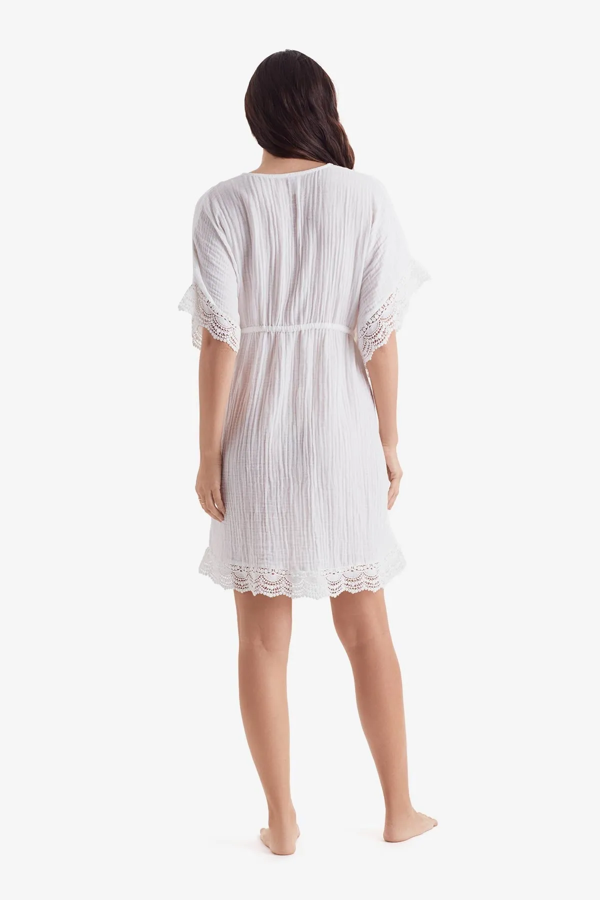 Horizon Tunic - White Bliss Gauze sold by VENUS product image thumbnail 4