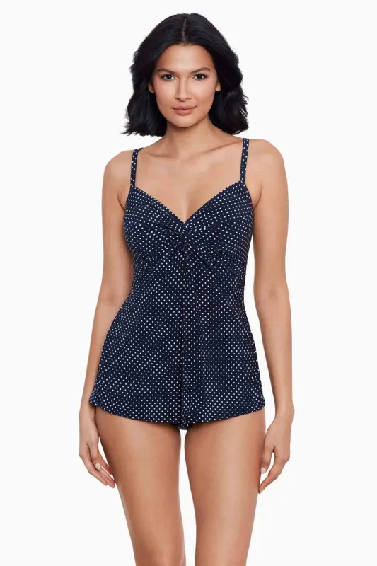 Love Knot Tankini Top in Pin Point sold by VENUS