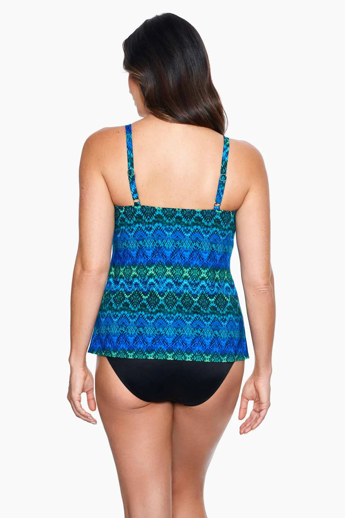 DD-Cup Love Knot Tankini Top in Ocean Ombre sold by VENUS product image thumbnail 4