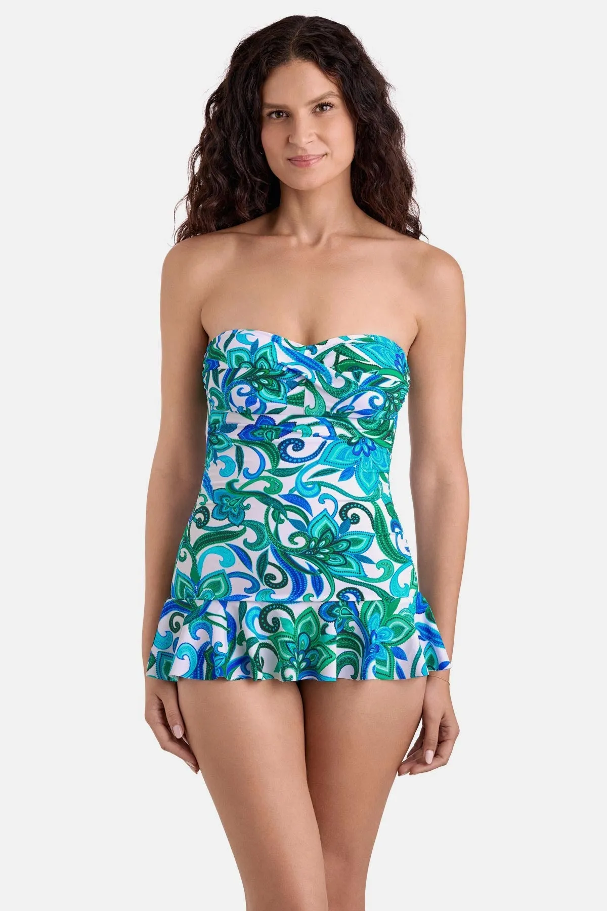 Summer Skirted One Piece - Imperial Paisley sold by VENUS product image thumbnail 3