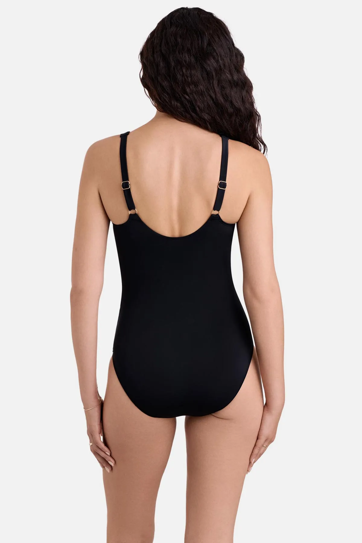 Kayla Ruffle Underwire One Piece - Black sold by VENUS product image thumbnail 3