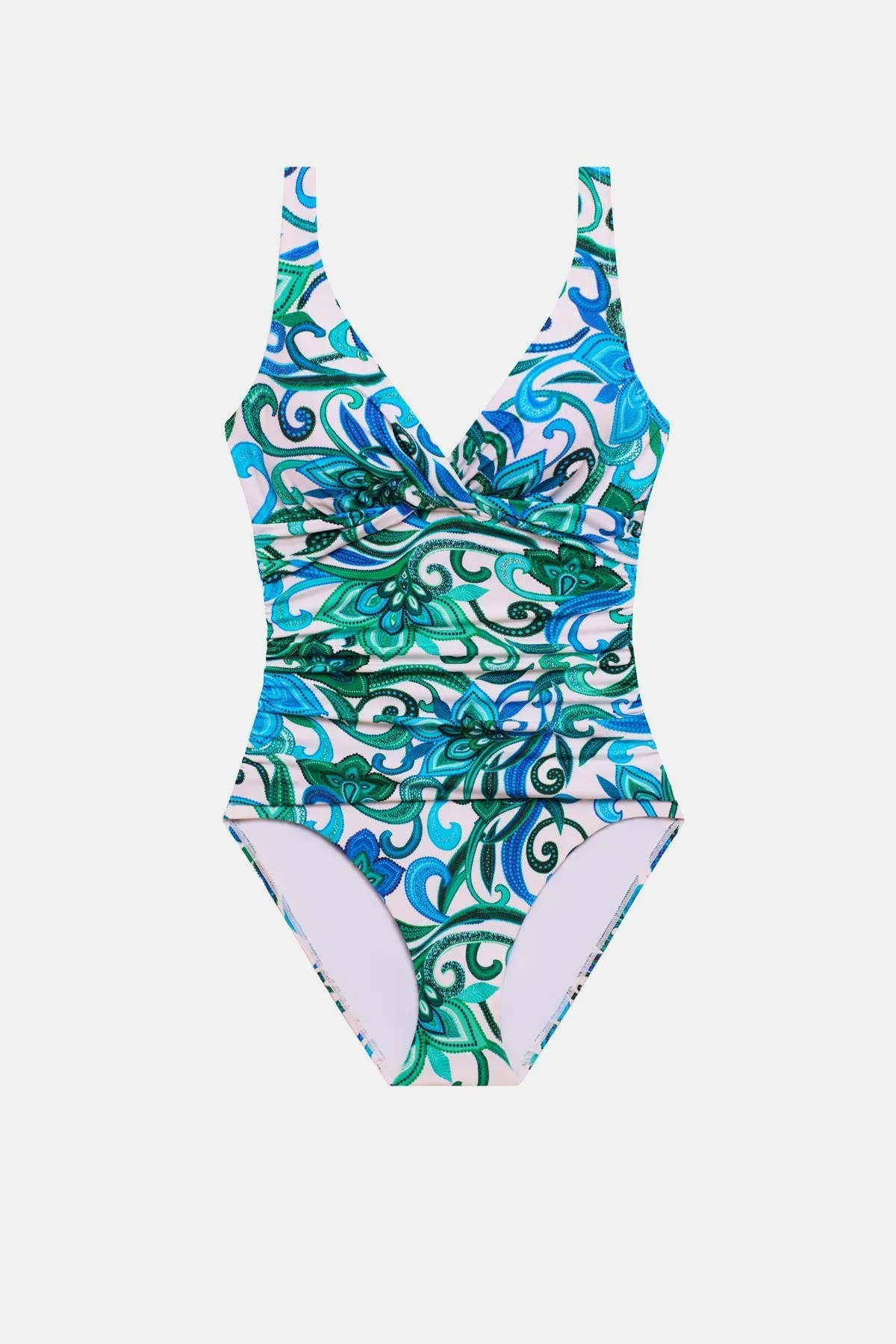 Brynn Twist Underwire One Piece - Imperial Paisley sold by VENUS product image thumbnail 4