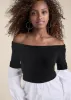 Layered Shirting Jumpsuit - Black & White sold by VENUS