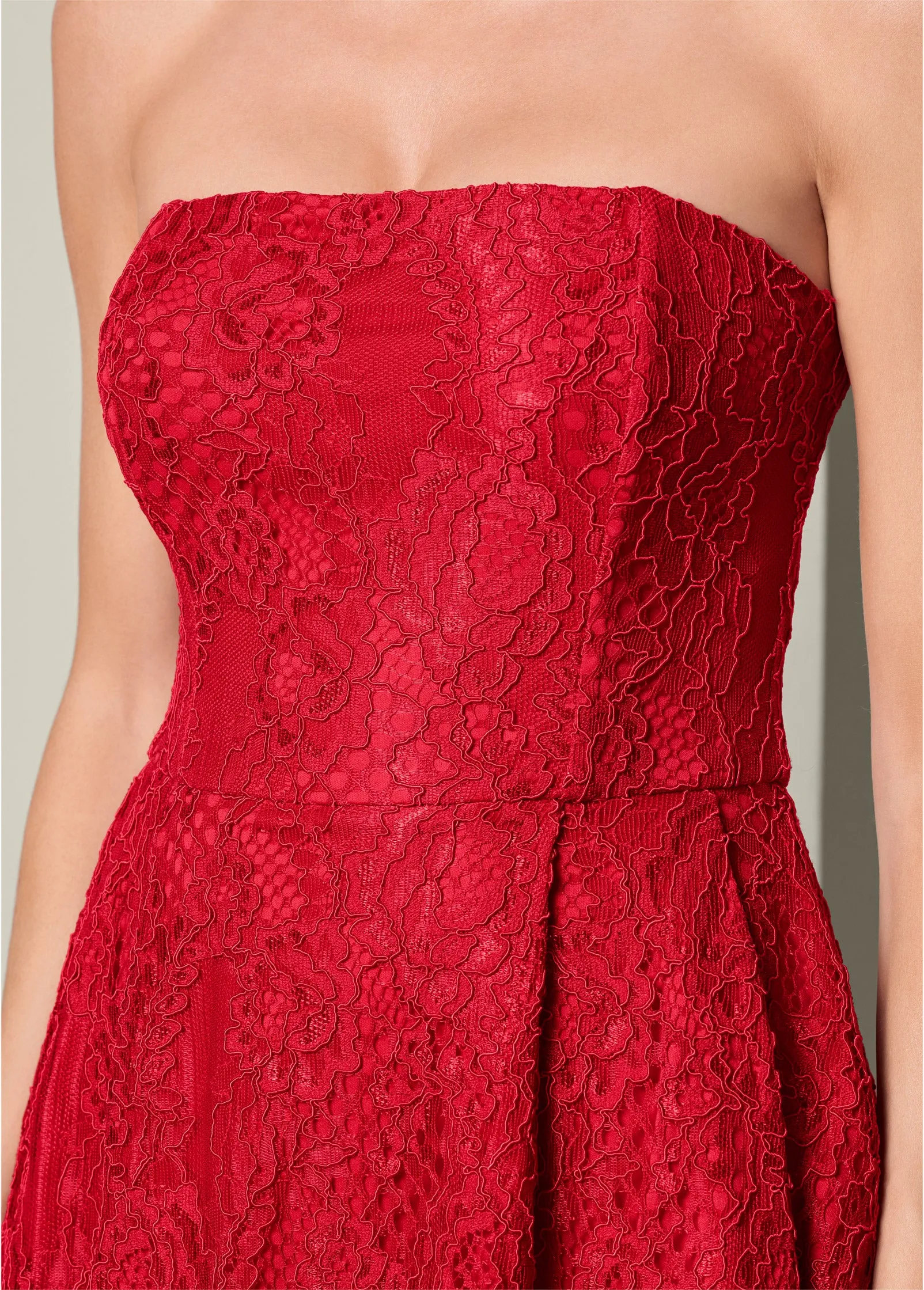 High-Low Detail Jumpsuit - Red sold by VENUS product image thumbnail 3