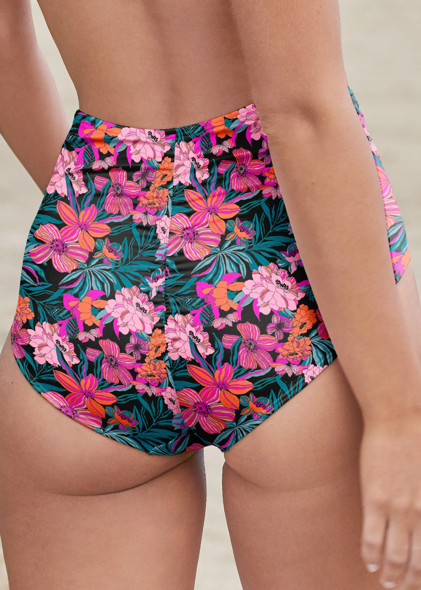 Slimming Chic High-Waist Bottom - Hawaiian Hottie sold by VENUS product image thumbnail 4