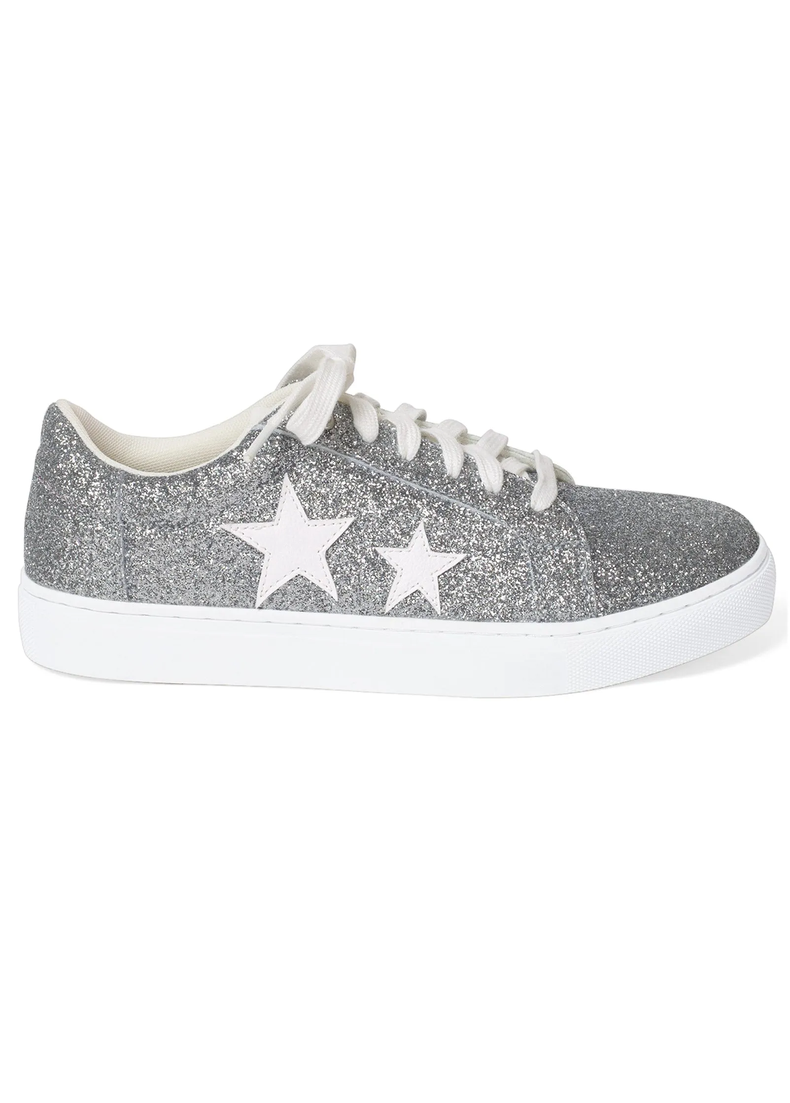 Glitter Star Sneakers - Silver Multi sold by VENUS product image thumbnail 2