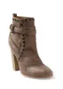 Wrap Stitch Detail Booties - Taupe sold by VENUS