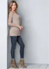 Wrap Stitch Detail Booties - Taupe sold by VENUS