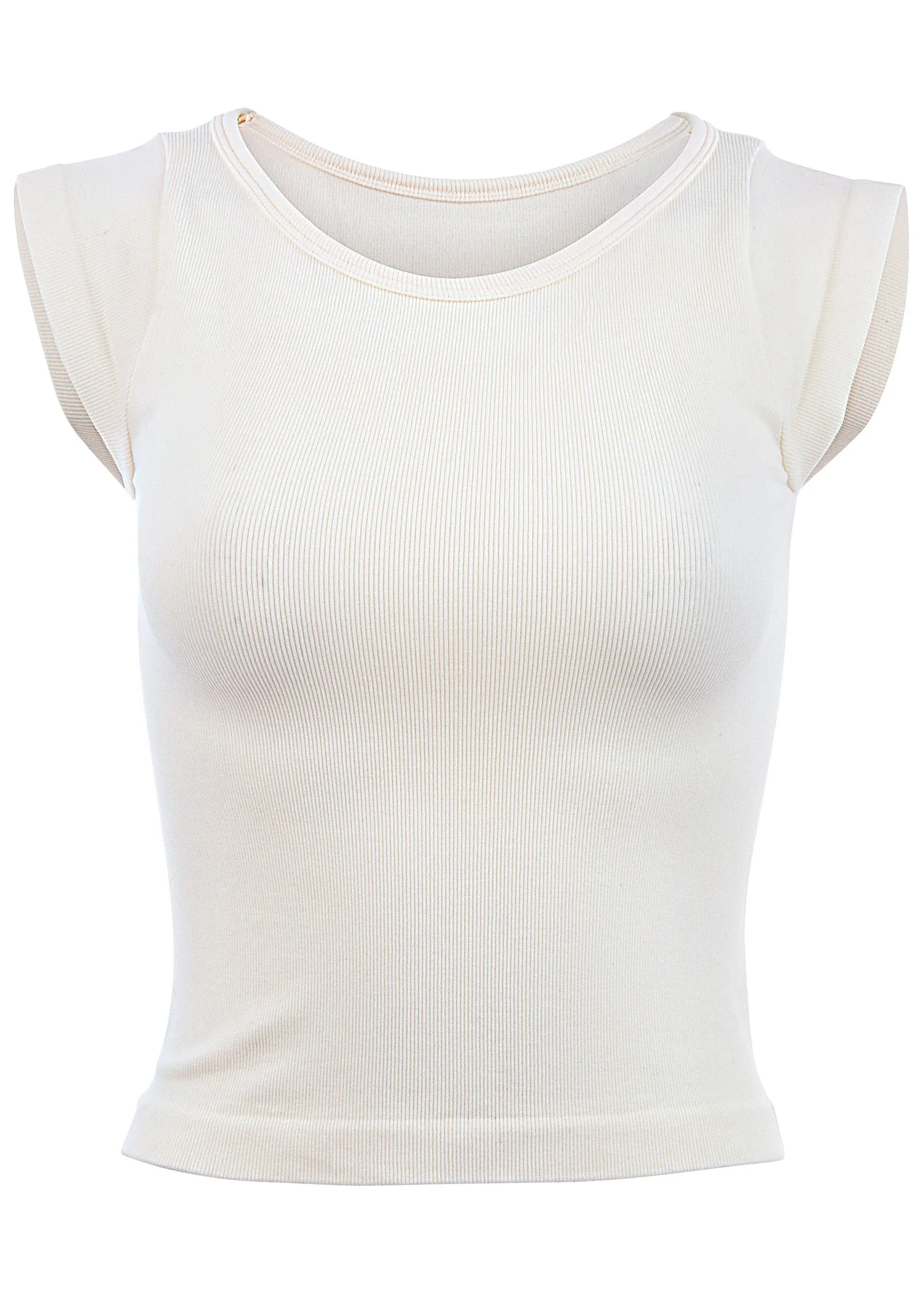 Seamless Tee - Off White sold by VENUS product image thumbnail 5