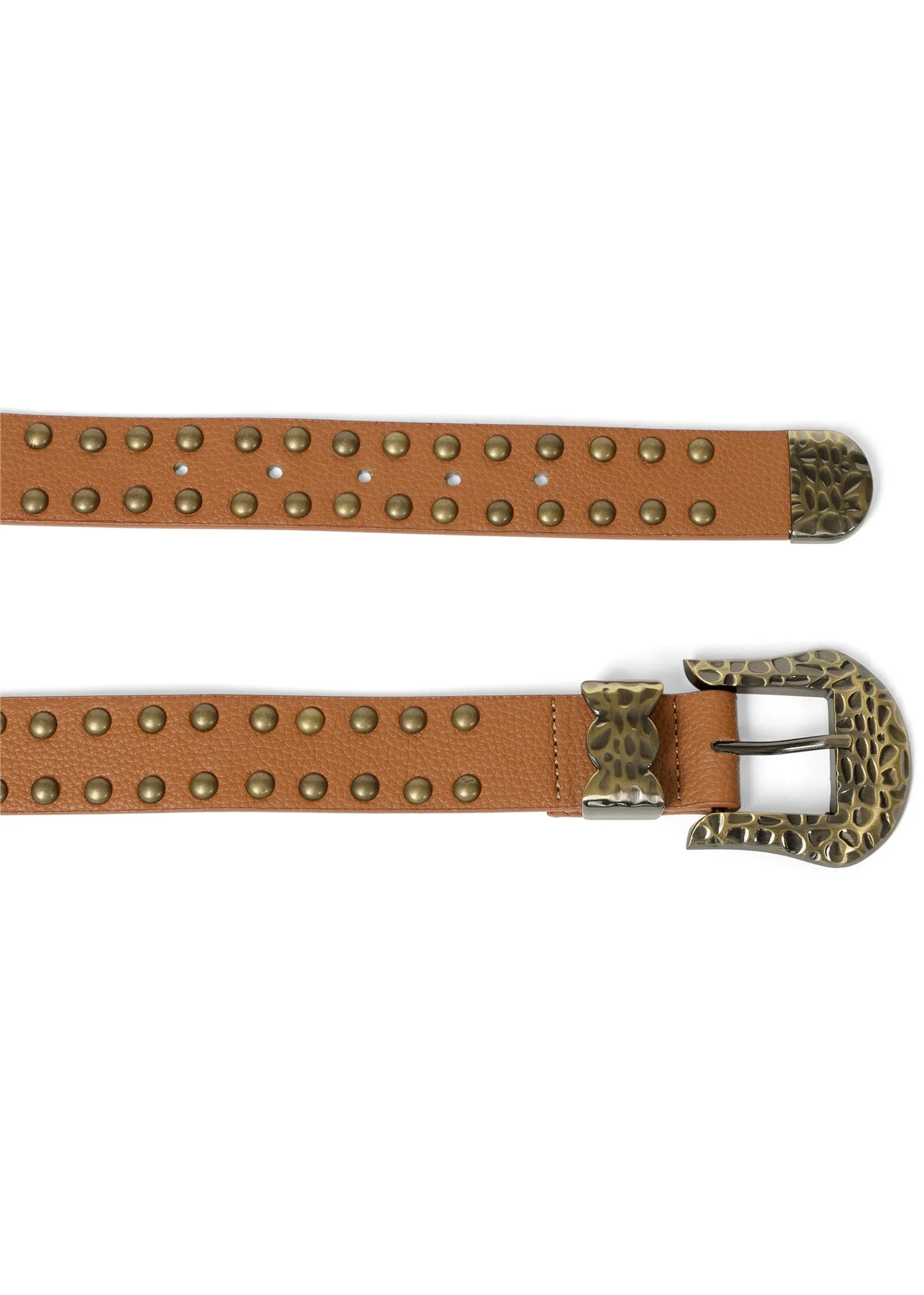 Studded Western Belt - Brown sold by VENUS product image thumbnail 2
