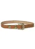 Studded Western Belt  - Brown sold by VENUS