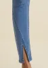 Split Hem Skinny Jeans - Medium Wash sold by VENUS