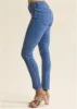 Split Hem Skinny Jeans - Medium Wash sold by VENUS