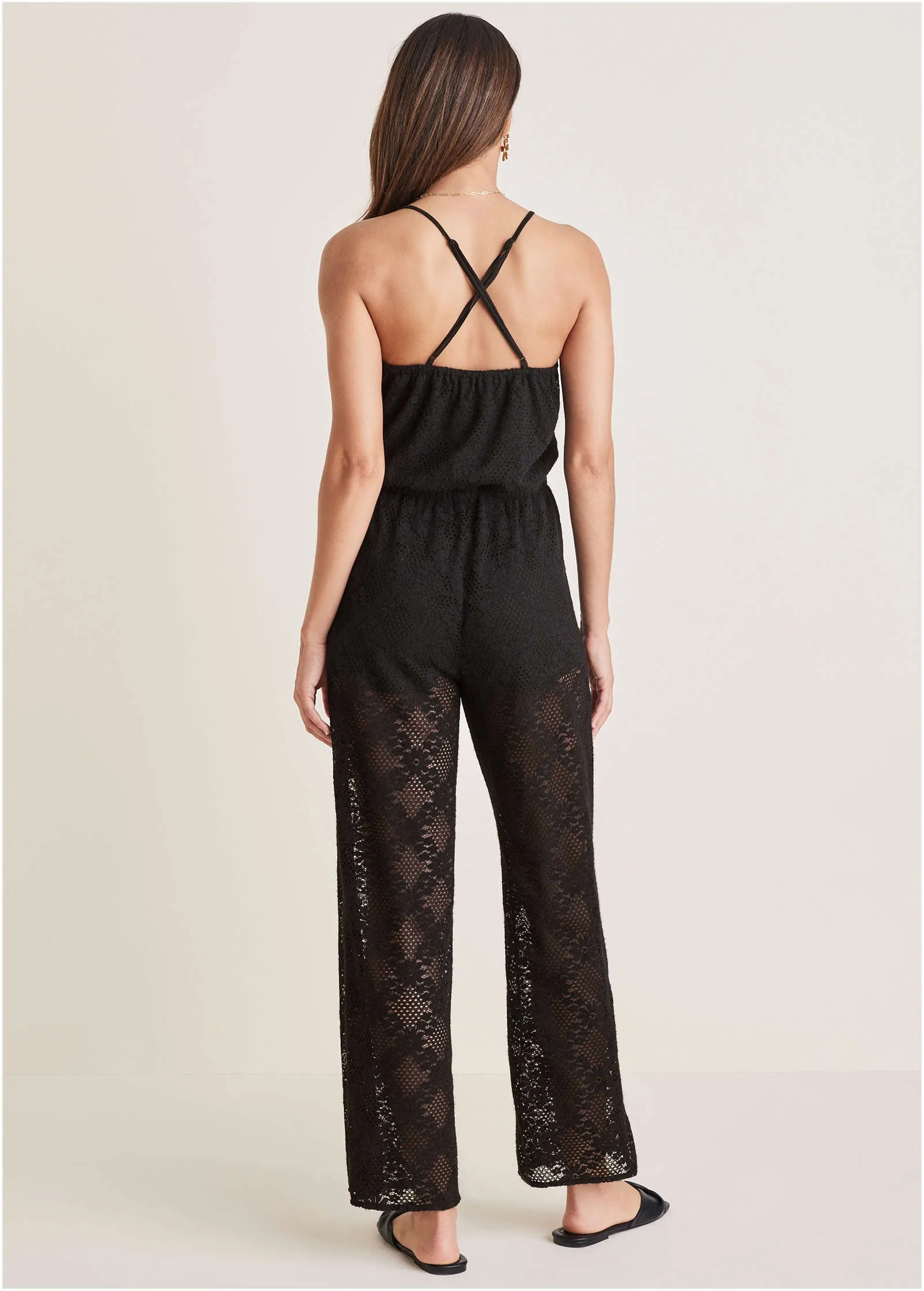 Lace Jumpsuit - Black sold by VENUS product image thumbnail 2