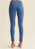 Split Hem Skinny Jeans - Medium Wash sold by VENUS