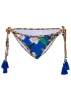 Tassel Tie Side Bottom - Ocean Floral sold by VENUS