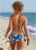 Tassel Tie Side Bottom - Ocean Floral sold by VENUS